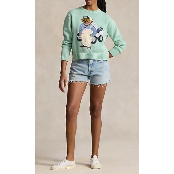 Polo Ralph Lauren Bear Sweater size L large - Picture 7 of 7